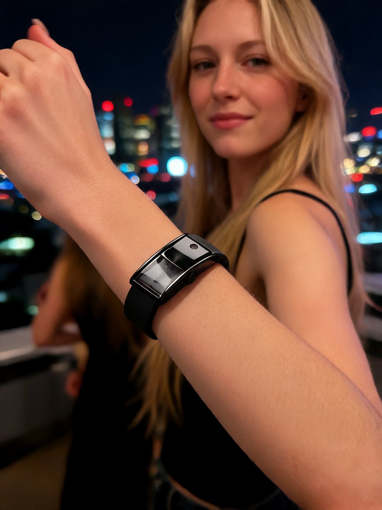 Auf der Party: Parfüm-Armband im Einsatz
